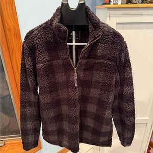 Alpine Black Sherpa Fleece Jacket